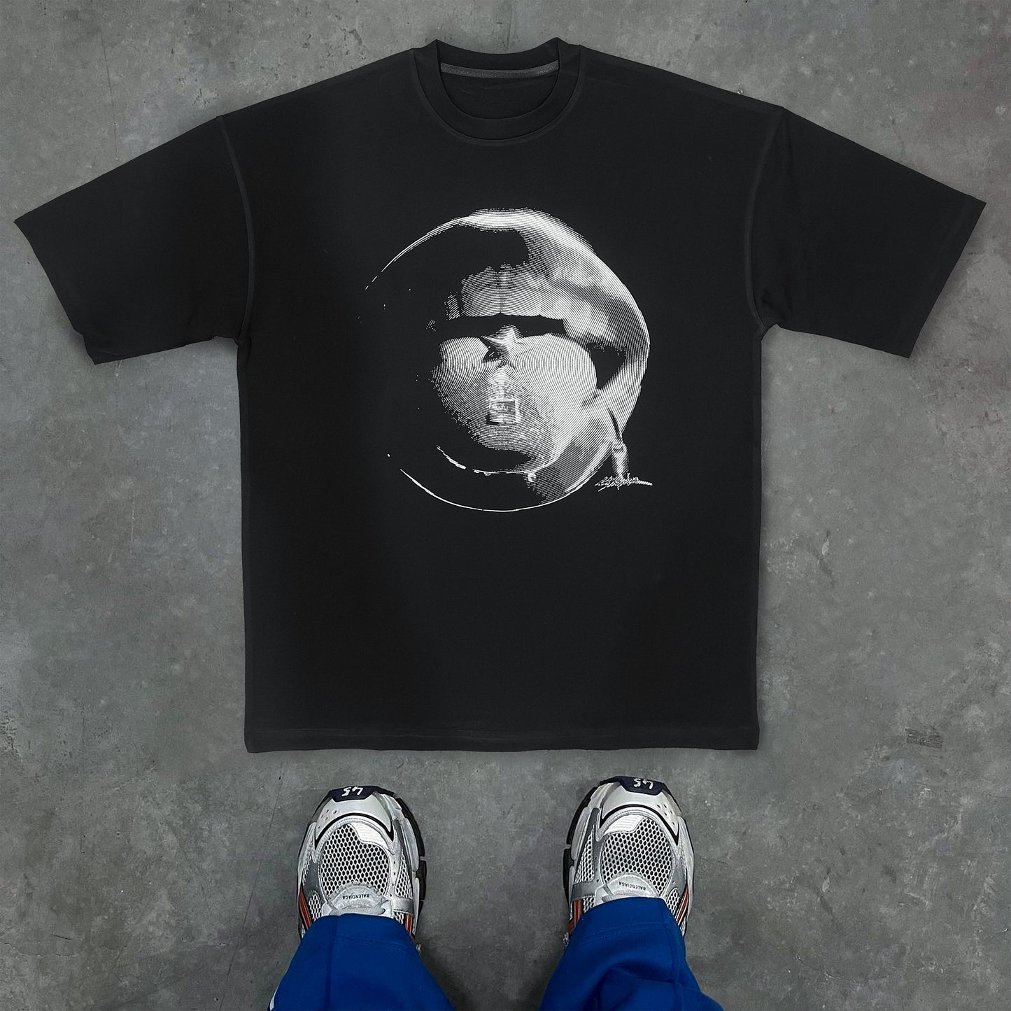 "DBD35" Oversized T-shirt