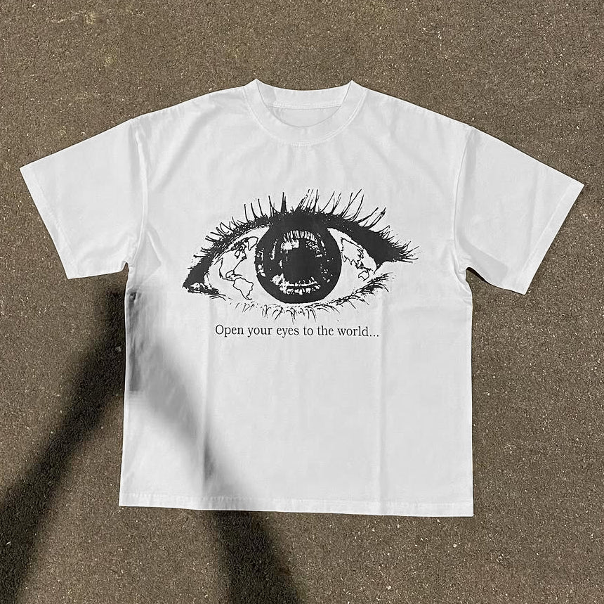 "Open ur eyes" Oversized T-shirt