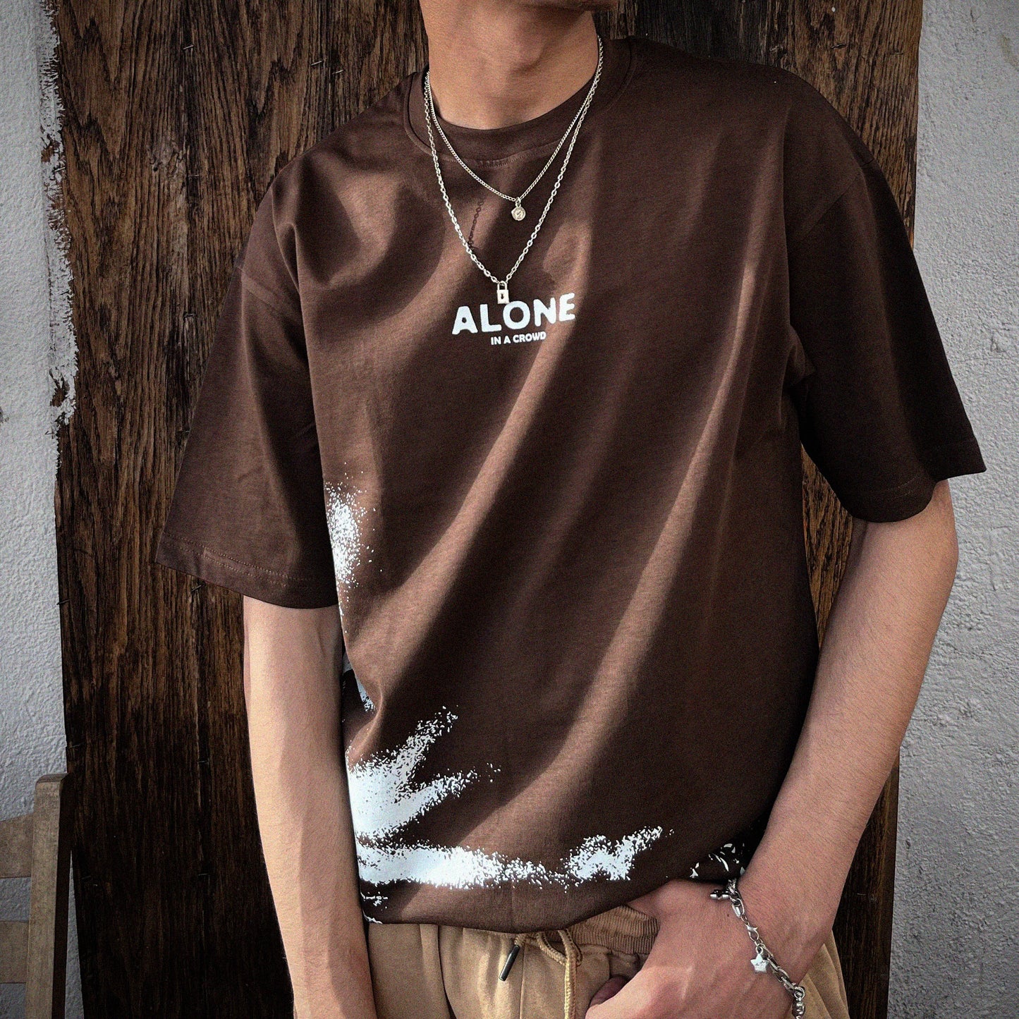 "DBD45" Oversized T-shirt