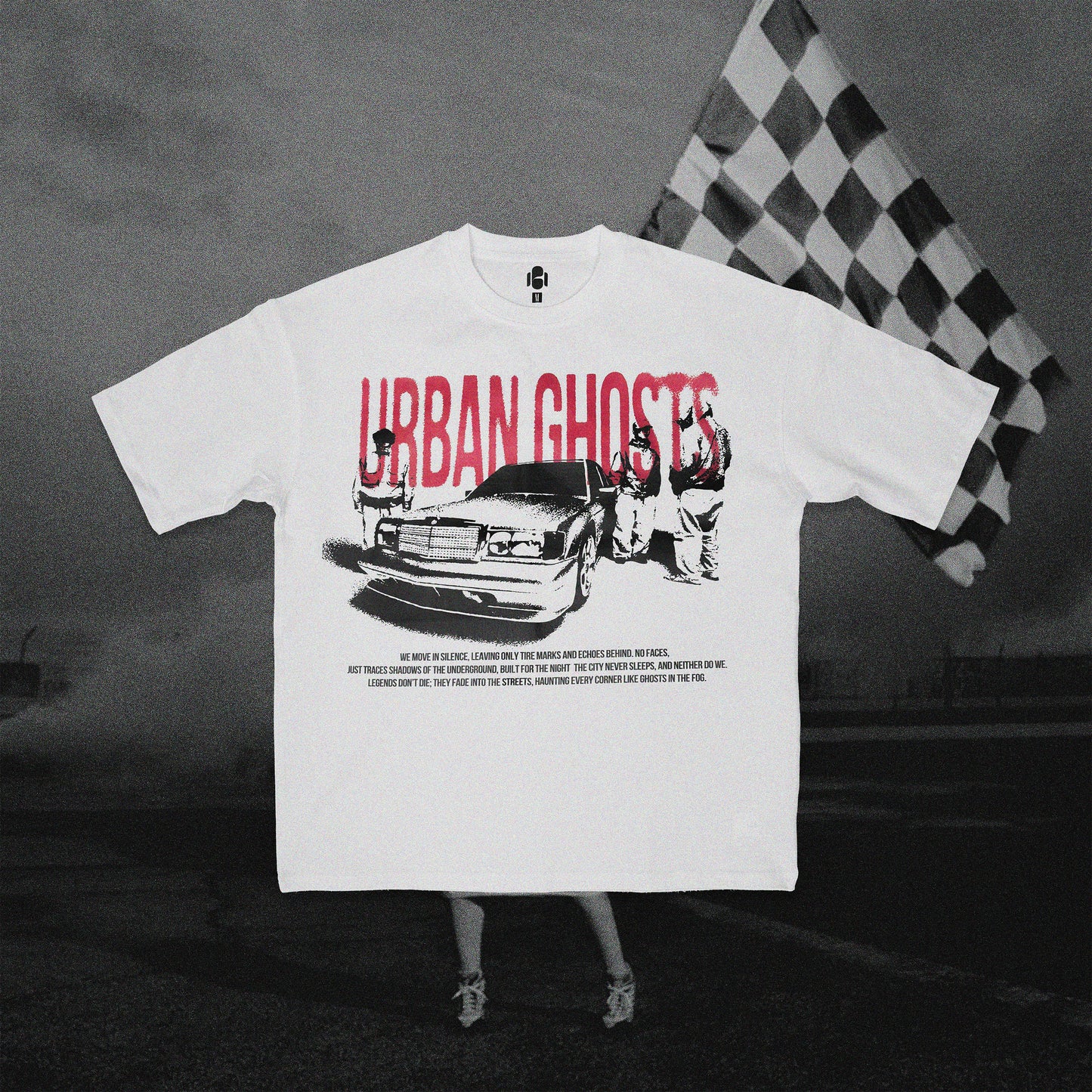 "DBD34" Oversized T-shirt