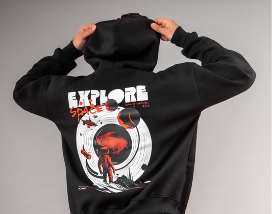 Explore Space Oversized Hoodie