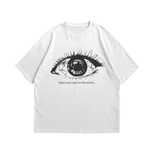 "Open ur eyes" Oversized T-shirt