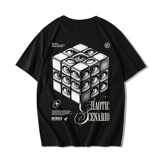 "Chaotic Scenario" Oversized T-shirt (sale)