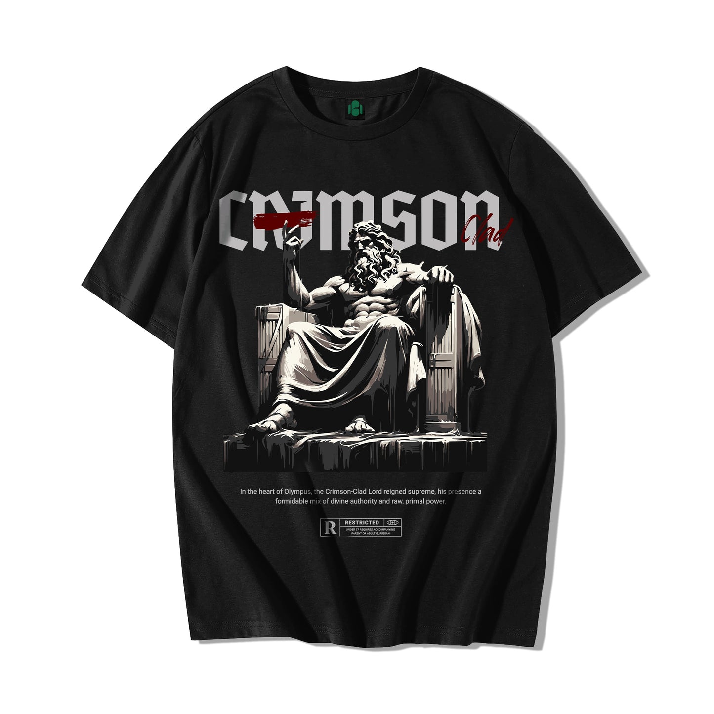 "Crimson Clad" Oversized T-shirt (sale)