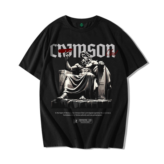 "Crimson Clad" Oversized T-shirt (sale)